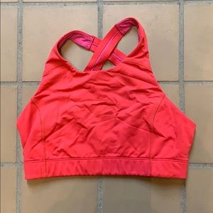 Outdoor Voices red bra top and pants set